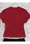 Women's Strawberry Jam Strawberry Printed Baby Tee Crop T-Shirt - 2