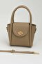 Medium Size Fluffy Form Hand and Shoulder Bag with Gold Lock - 5