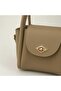 Medium Size Fluffy Form Hand and Shoulder Bag with Gold Lock - 3