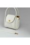 Medium Size Fluffy Form Hand and Shoulder Bag with Gold Lock - 4