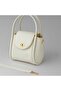 Medium Size Fluffy Form Hand and Shoulder Bag with Gold Lock - 5