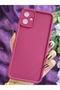 Samsung Galaxy A06 Compatible Impact Protected Corner Supported Matte Claret Red Case