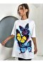 Strawberry print t-shirt, comfortable strawberry print crop top for fruit lovers - 4