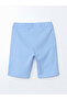 Blue Elastic Waist Girls' Short Tights - 7