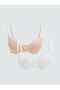 حمالة صدر تي شيرت عادية غير مبطنة من Underwire مكونة من قطعتين