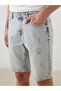 Trendlucky Standard Fit Men's Jean Shorts with a Difference - 3