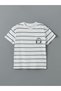 New Season Striped Boys' T-Shirt and Shorts 2-Piece Set - S5Fp94Z1 - 4