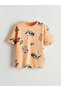 Lcw Kids Elastic Waist Printed T-Shirt and Shorts 2-Pack - 4