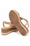 25Y171 36/41 Women's Wedge Jute Sole Stone Sandals, Narrow Fit, Choose 1 Size Larger - 5