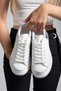 Casual Sneaker Sports Shoes Orthopedic Shoes Black White Silver Blue - 3