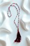 Elegant Crystal Long Tassel Necklace - 3