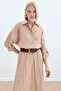 Casual Shirt with Sleeve Detail - Powder - 2
