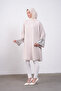 Knee Length Loose Bat Evening Dress Tunic - 5
