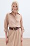 Casual Shirt with Sleeve Detail - Powder - 4