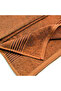 2-Piece Cotton Face Towel Set – 33x33cm, Soft & Absorbent, Brown, Everyday Use - 4