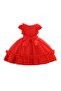 D' Daniela - Eleanor Red Party Dress with headband - 2