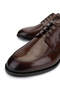Men's Genuine Leather Tan Classic Shoes - 3