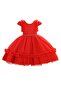 D' Daniela - Eleanor Red Party Dress with headband