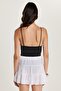 Women's Standard Fit Thin Strap Snap Fastener Black Body - 5
