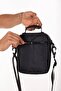 Men's Quatro Fabric Hand and Shoulder Bag - Black - Yellow - 5