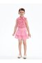 Two Mt Shop Quality Lcw Kids Pink Plain Short Girls Skirt - 2