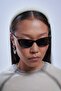 Mavri Dark Brown Green Sunglasses - 3