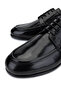 Men's Genuine Leather Black Classic Shoes - 3
