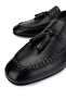Men's Genuine Leather Black Classic Shoes - 3
