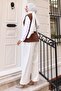 V-Neck Vest Suit Brown 19254 - 4