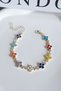 Women's Bracelet Snap Chain Flower Detail Bracelet