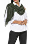Women Khaki Muslin Fabric Shawl Pareo Nbmht02 - 2