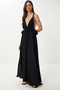 Summer Long Viscose Dress with Strap