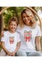 Mother-Daughter Watermelon Printed Combination T-Shirt (Single Item, Add 2 Pieces to the Cart for Combination)