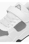 Boys' Logo Print Sneakers with Hook and Loop Closure - 4