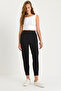 Women's Black Double Button Pocket Detailed Balloon Trousers 60283471
