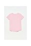 3470 V-Neck Basic T-Shirt-Lively Pink - 3