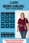 Printed Slit Cotton Women's V-Neck Plus Size T-Shirt - 8