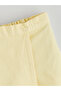 Basic Girl's Denim Look Shorts Skirt - 3
