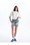 Trendlucky Slim Fit Mini Jean Skirt with a Difference