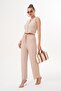 Women's Vest Pants Wrinkled Double Set 260083 - - 2