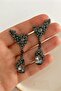Smoke Color Drop Evening Dress Women's Earrings - 2