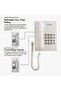 Corded Telephone - White Kx-Ts500 - 6