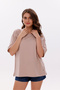 Eveli̇ Women's Regular Fit Crew Neck 100% Cotton Short Sleeve White T-Shirt - - 5