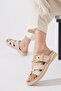 Oresla Single Buckle Women's Slippers Beige Skin