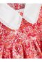 New Season Peter Pan Collar Floral Girls' Dress - 2