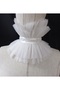 Khloe Double Ribbon Double Layer Tulle Neck Collar White - 5