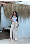 Women's High-Waisted Slit-Hem Bootcut Jeans Pants - 3
