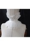 Khloe Double Ribbon Double Layer Tulle Neck Collar White - 9