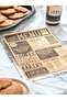 50 Pieces of Vintage Newspaper Patterned Oil Paper, Self Patterned Kitchen Presentation Paper - 2