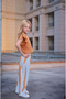 Girl's Top & Bottom Set - 100% Cotton Knitted Fabric - 4
